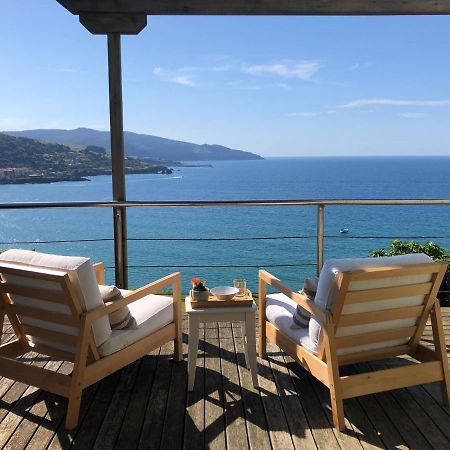 Adosado En La Costa Con Excelentes Vistas Al Estuario De Urdaibai Villa Mundaka Eksteriør billede