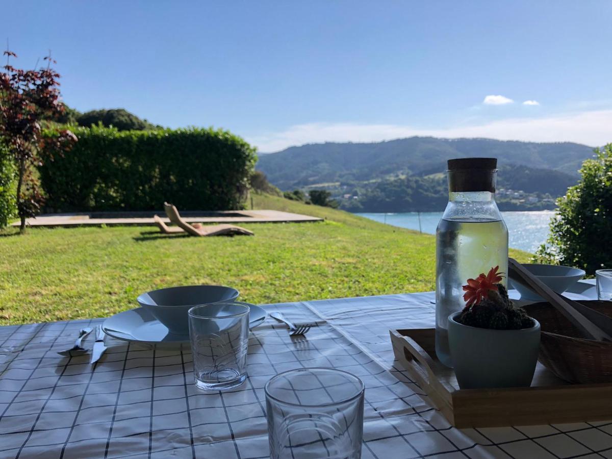 Adosado En La Costa Con Excelentes Vistas Al Estuario De Urdaibai Villa Mundaka Eksteriør billede