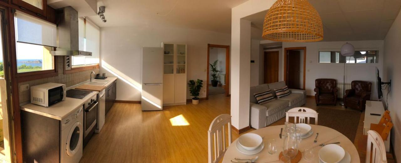 Adosado En La Costa Con Excelentes Vistas Al Estuario De Urdaibai Villa Mundaka Eksteriør billede